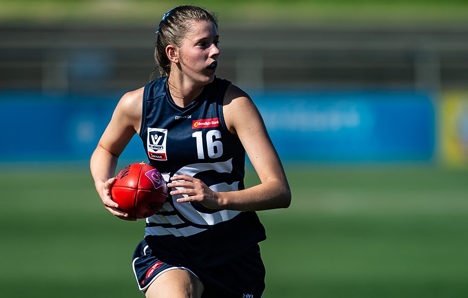 2019_05_07_CARIS_HERO.png Young AFLW ruck Rene Caris will line-up for the Bendigo Bank Cats this season. - Geelong Cats